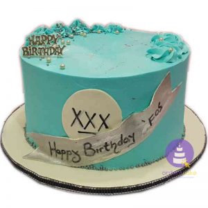 Turquoise Blue Buttercream