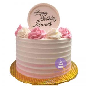 Strawberry Drops Buttercream Cake